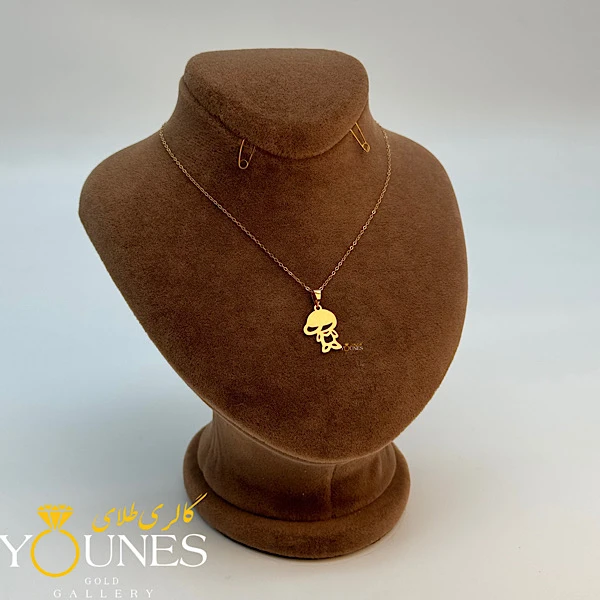 آویز پسربچه طلا لیزری